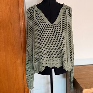 Crochet Mesh Sweater